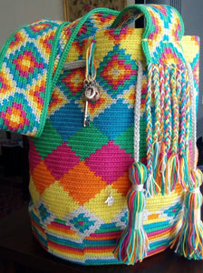 Lovely rainbow summer bag 5 colors